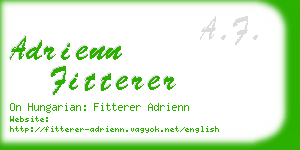 adrienn fitterer business card